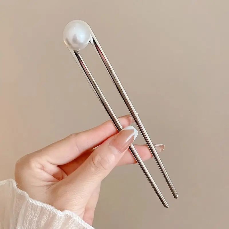 High-Quality Pearl Hairpin for Updo Hair - Image 2