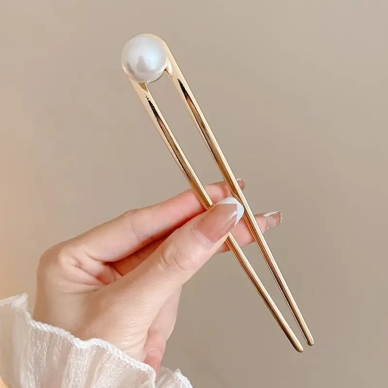 High-Quality Pearl Hairpin for Updo Hair - Image 3