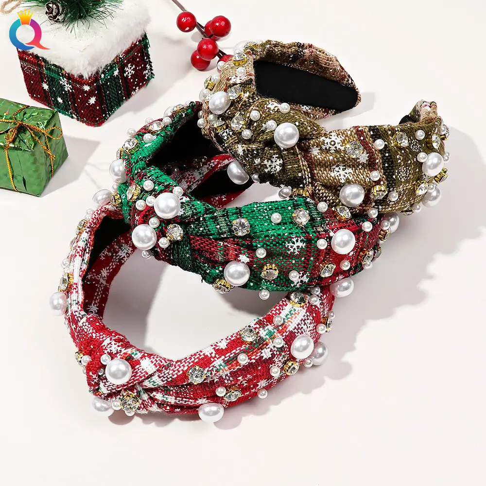 Christmas Headband Set with Diamond Embellishments for Girls — feature 24