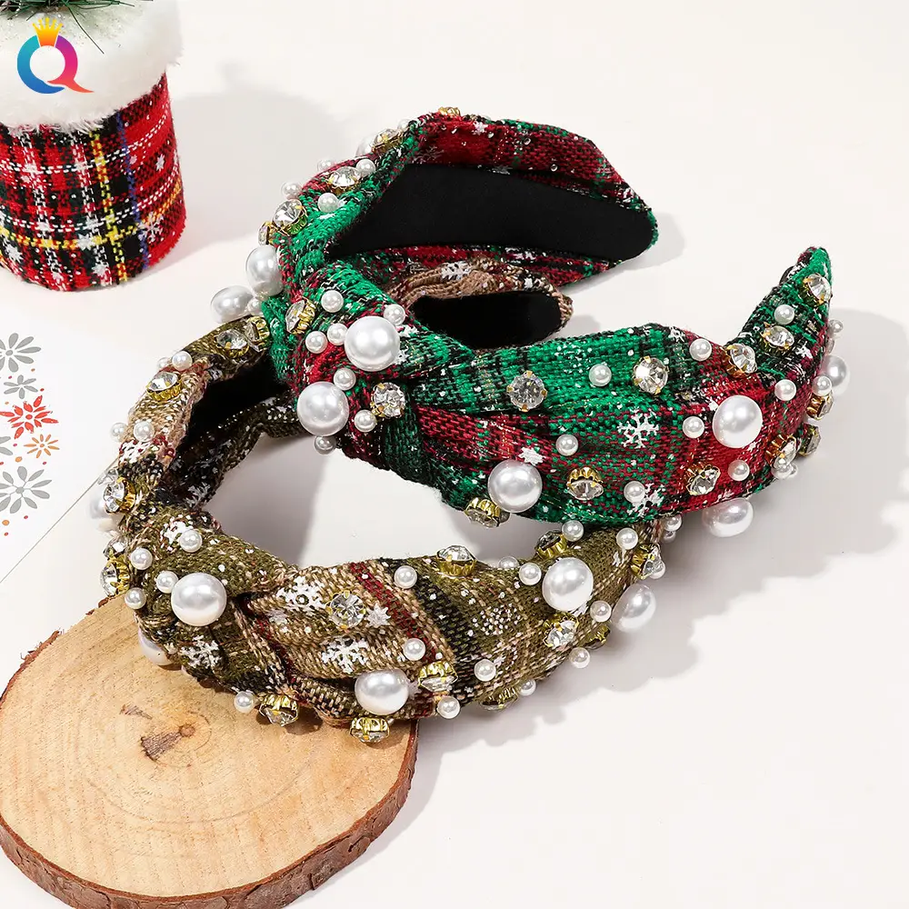Christmas Headband Set with Diamond Embellishments for Girls — feature 29