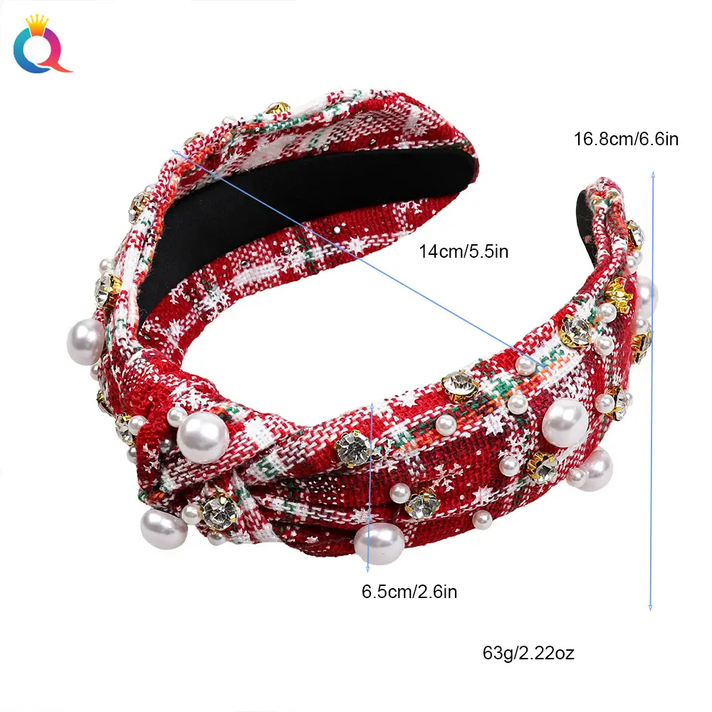 Christmas Headband Set with Diamond Embellishments for Girls — feature 30