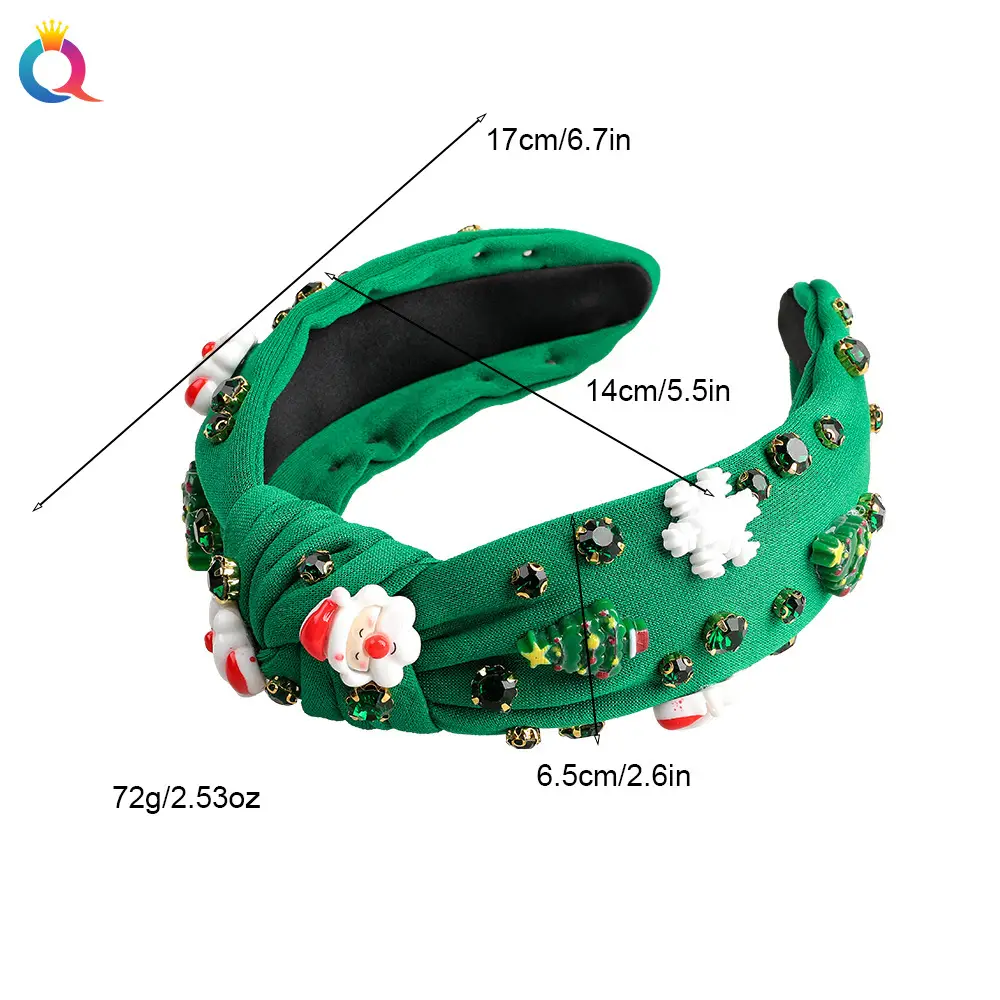 Christmas Headband Set with Diamond Embellishments for Girls — feature 37