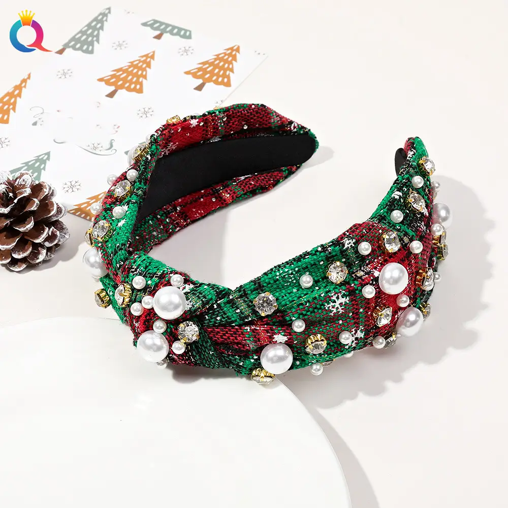 Christmas Headband Set with Diamond Embellishments for Girls — feature 44