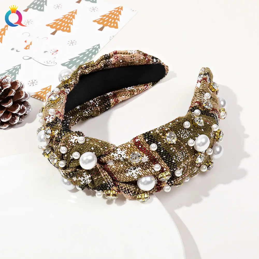 Christmas Headband Set with Diamond Embellishments for Girls — feature 46