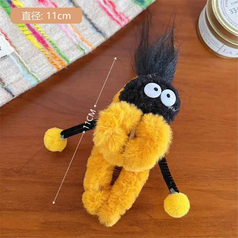 Plush Rainbow Twist Stick Hair Clip for Girls - Image 14