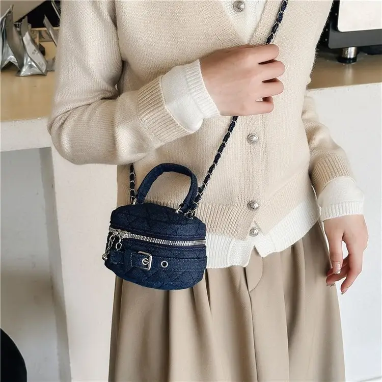 Children's Denim Shoulder Messenger Bag Mini All-Match