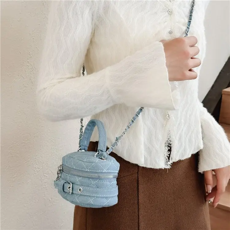 Children's Denim Shoulder Messenger Bag Mini All-Match
