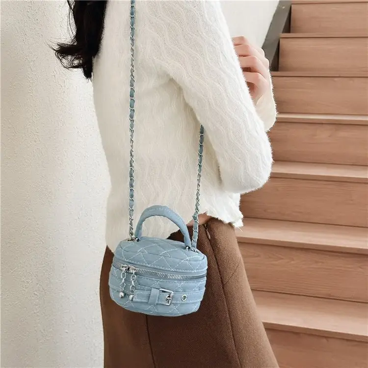 Children's Denim Shoulder Messenger Bag Mini All-Match