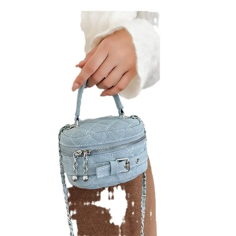 Children's Denim Shoulder Messenger Bag Mini All-Match