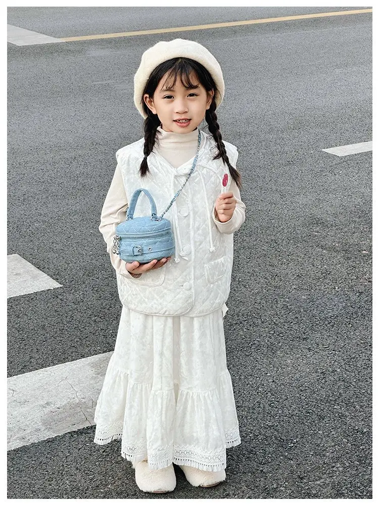 Children's Denim Shoulder Messenger Bag Mini All-Match — feature 17
