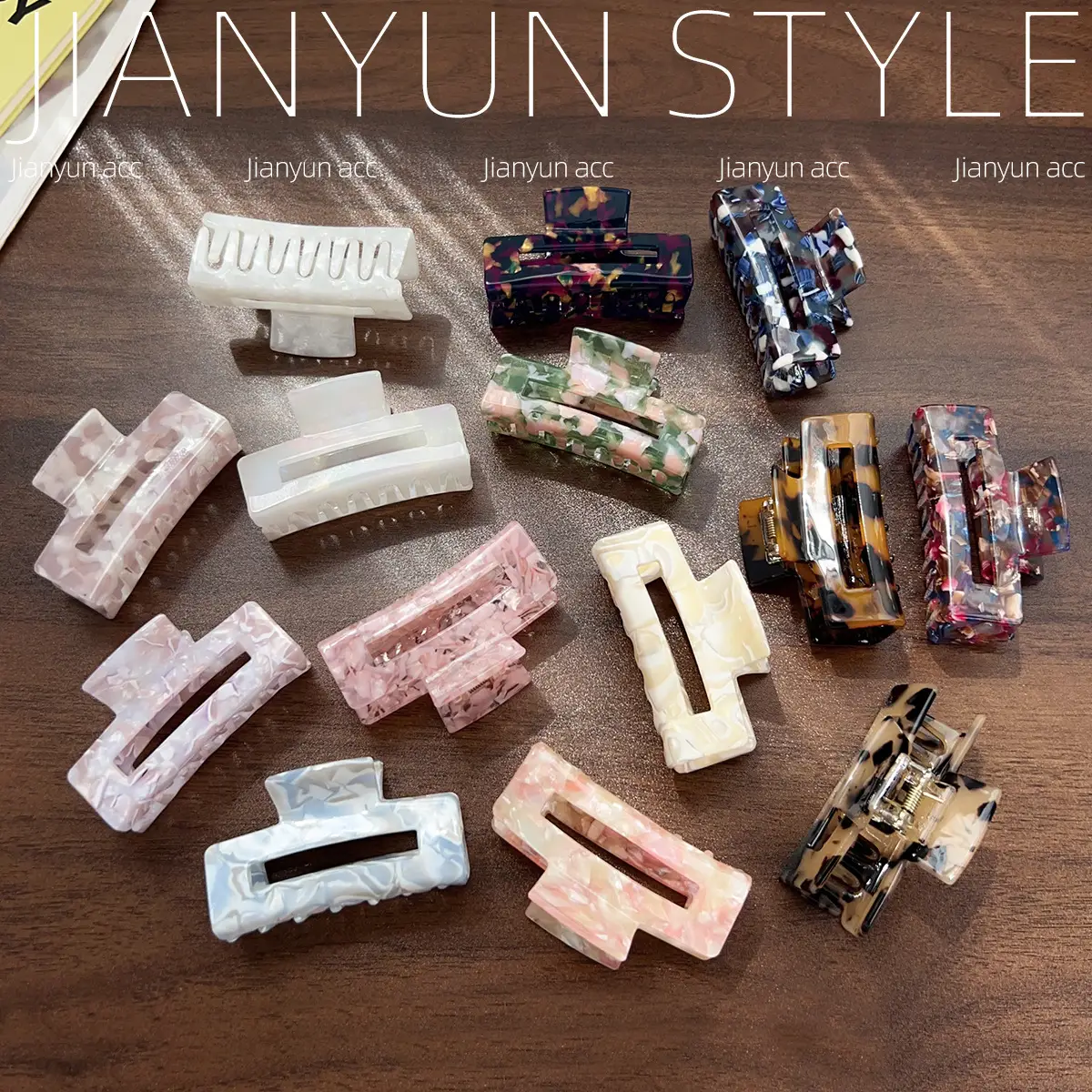 Korean Fashion Grabber Hair Clips Women Elegant Shark Clip - Image 17