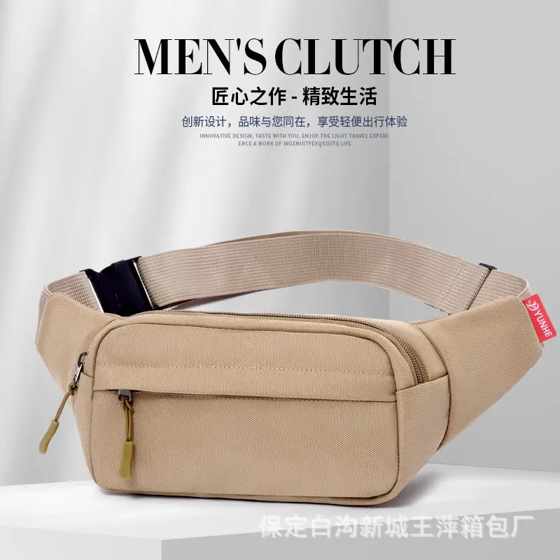 Blue Korean Style Waist Bag for Men Women - Image 6