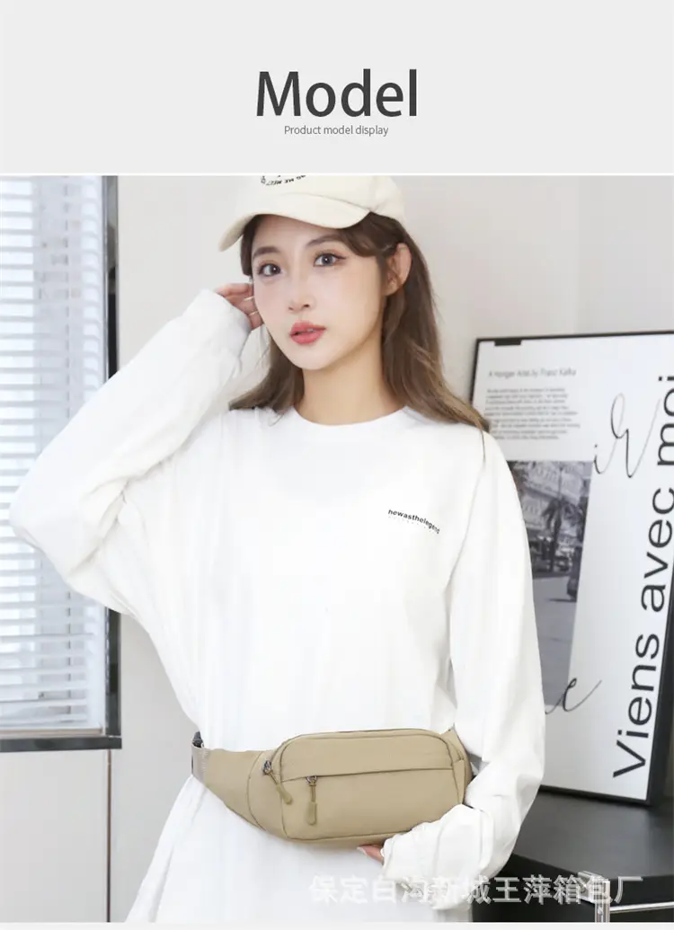 Blue Korean Style Waist Bag for Men Women — feature 25