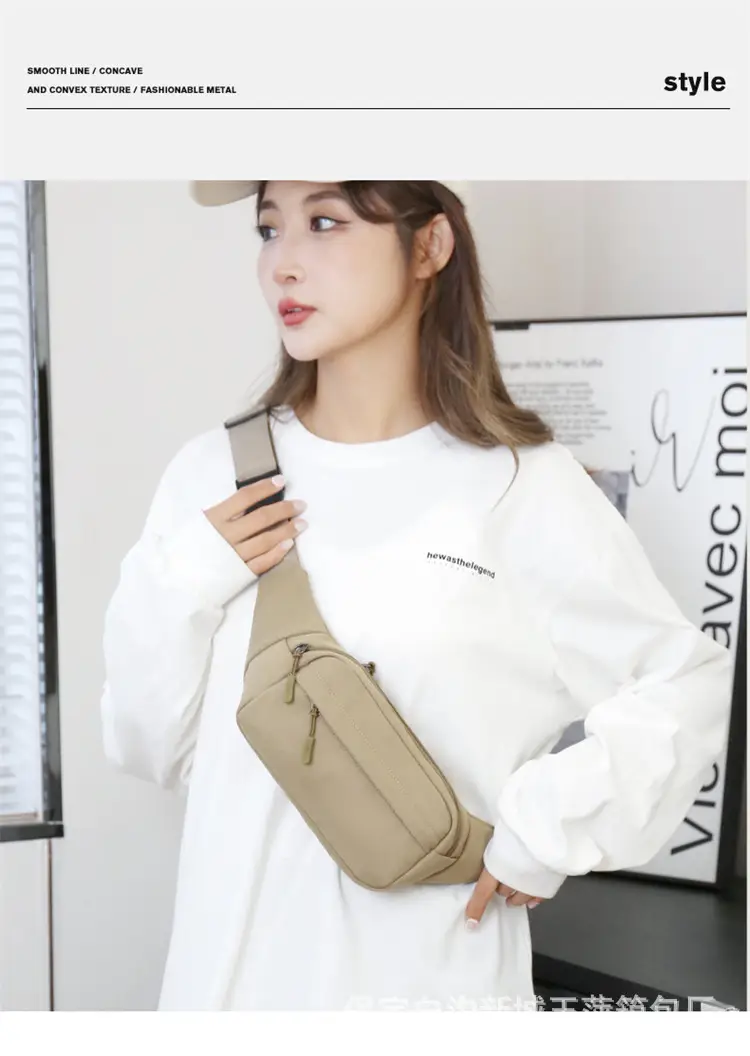 Blue Korean Style Waist Bag for Men Women — feature 26