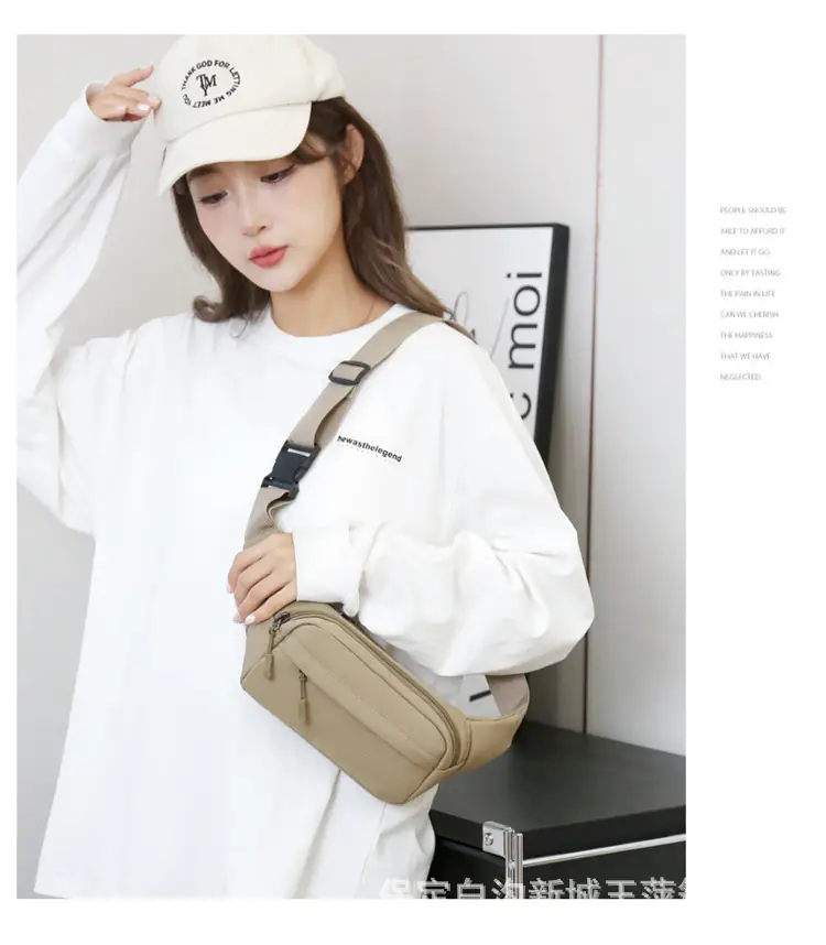 Blue Korean Style Waist Bag for Men Women — feature 27