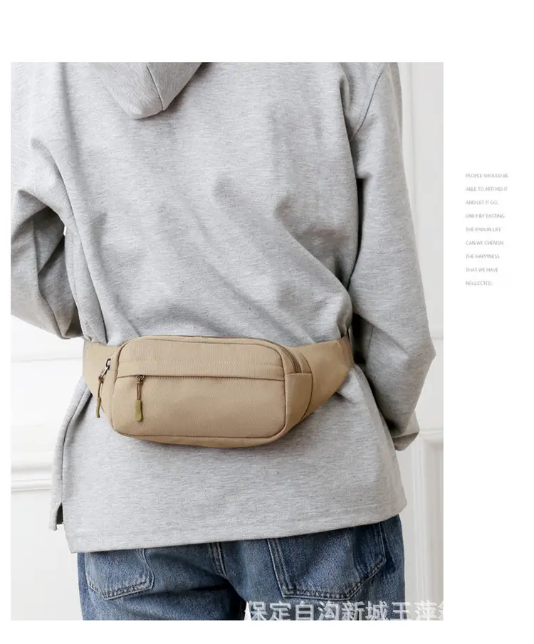 Blue Korean Style Waist Bag for Men Women — feature 31