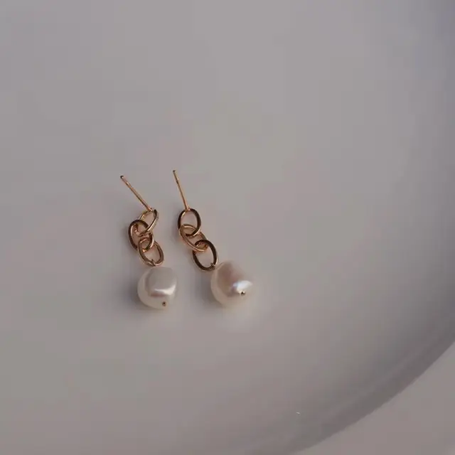 Pearl Earrings with Silver Needle for Women — feature 4
