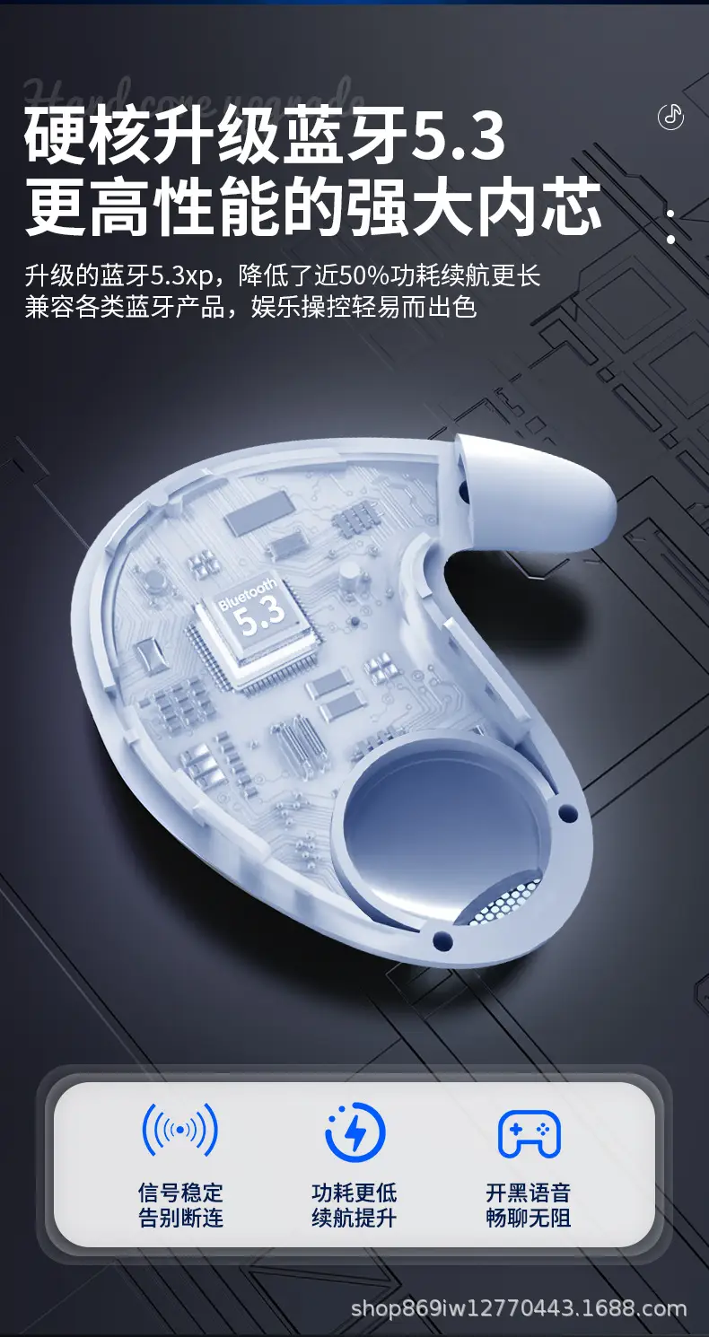 Wireless Bluetooth Headset with Sleep & Noise Reduction — feature 14