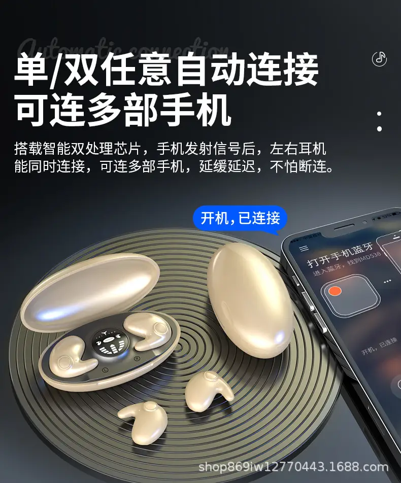 Wireless Bluetooth Headset with Sleep & Noise Reduction — feature 15