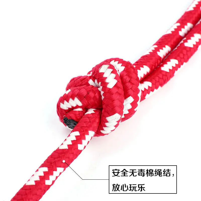 Dog training ball pet bite-resistant ball solid rubber elastic ball rope pet toy with rope elastic ball