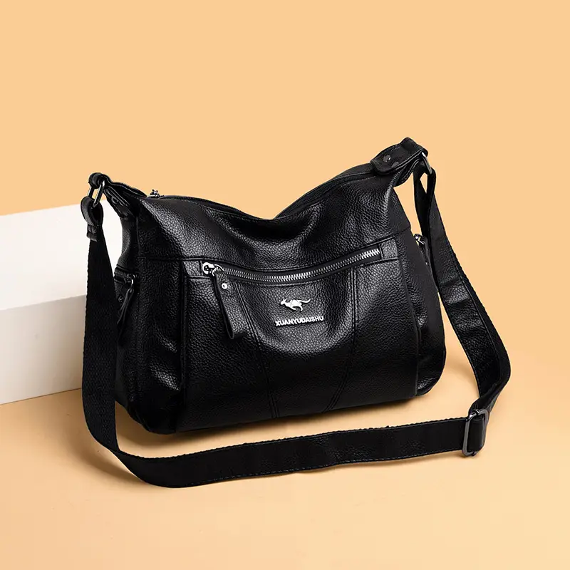 Purple Leather Shoulder Bag for Women 2023 - Image 6