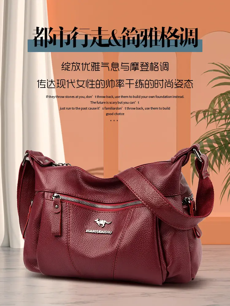 Purple Leather Shoulder Bag for Women 2023 — feature 1