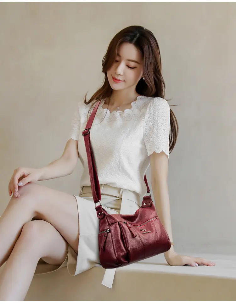 Purple Leather Shoulder Bag for Women 2023 — feature 10