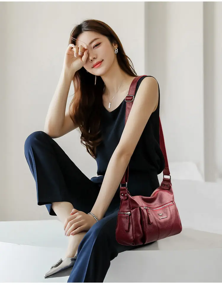 Purple Leather Shoulder Bag for Women 2023 — feature 11