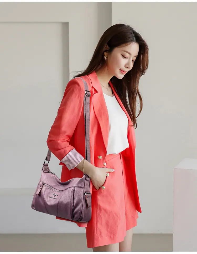 Purple Leather Shoulder Bag for Women 2023 — feature 12
