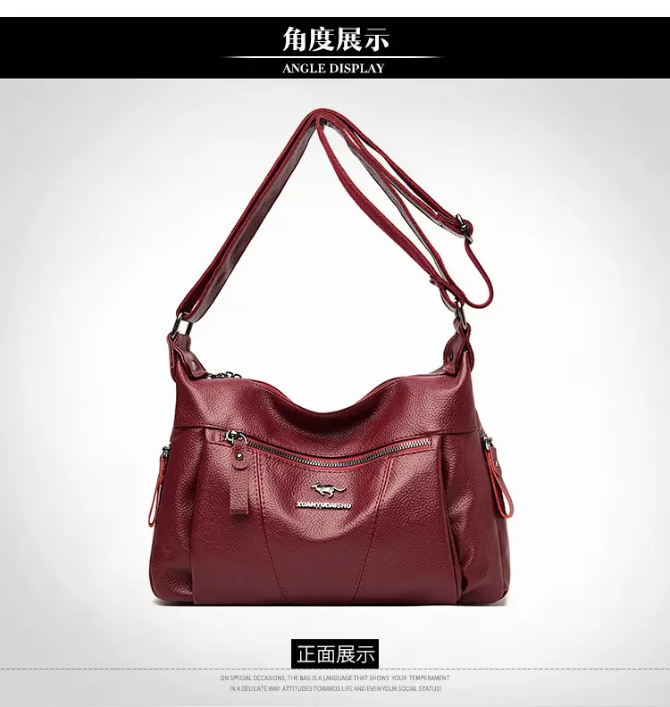 Purple Leather Shoulder Bag for Women 2023 — feature 17