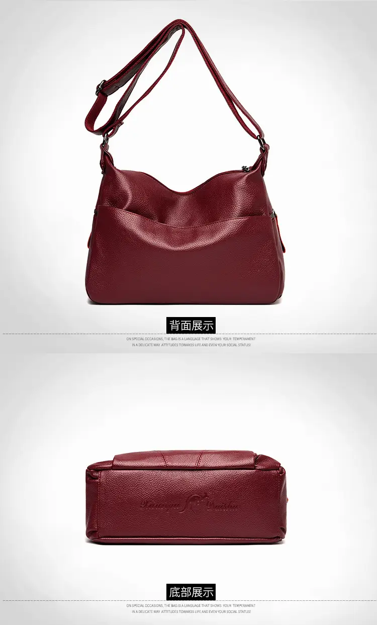 Purple Leather Shoulder Bag for Women 2023 — feature 19