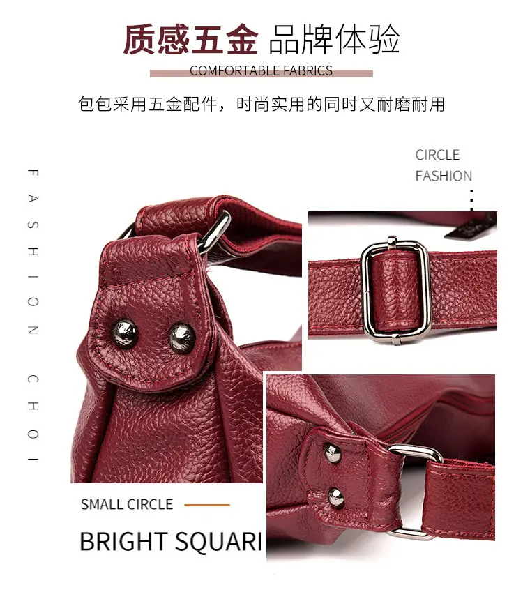 Purple Leather Shoulder Bag for Women 2023 — feature 5