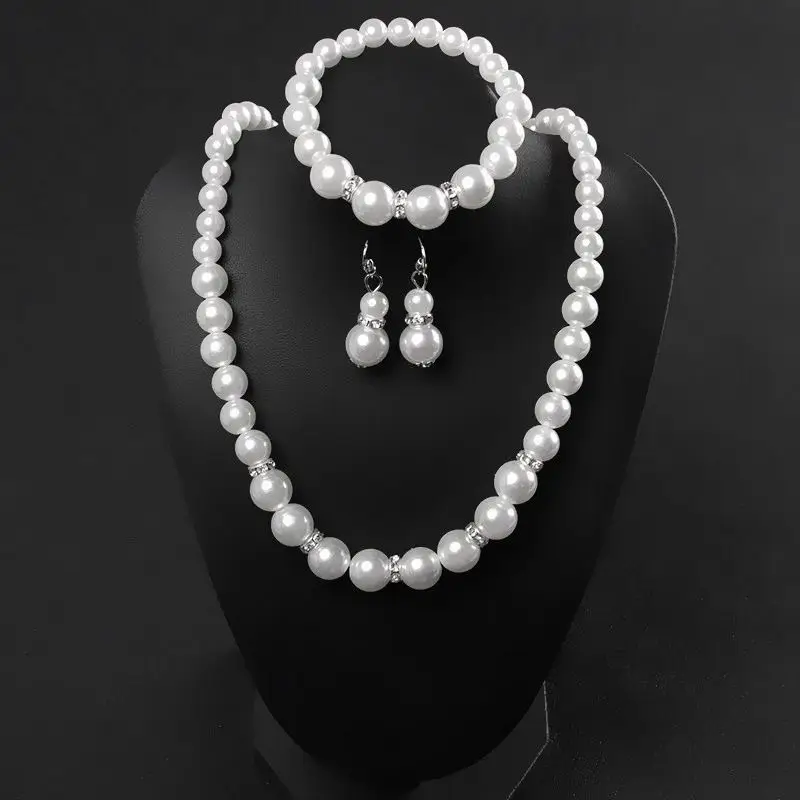 ABS Pearl Jewelry Set for Women Wedding Photo Accessories — feature 5