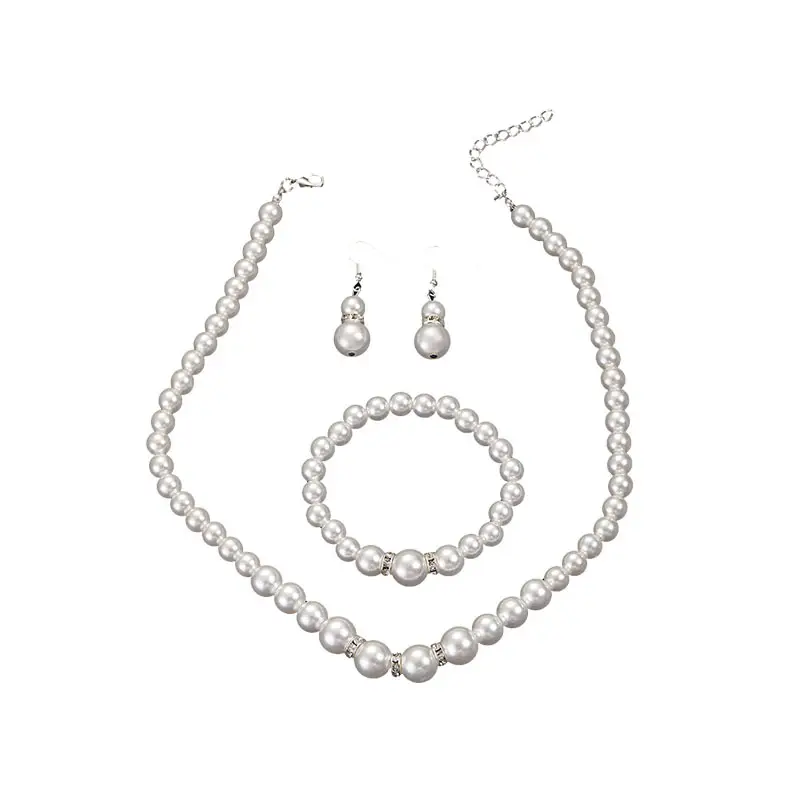 ABS Pearl Jewelry Set for Women Wedding Photo Accessories — feature 6