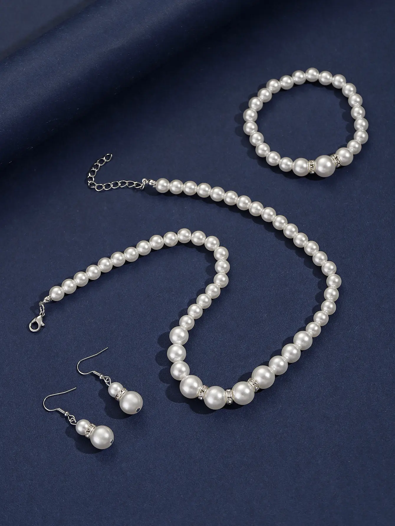 ABS Pearl Jewelry Set for Women Wedding Photo Accessories — feature 8