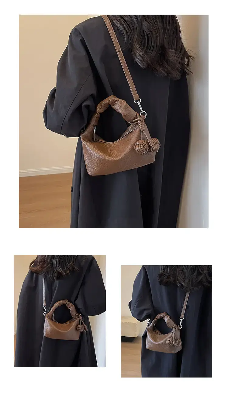 Black Retro Shoulder Bag for Women 2023 — feature 11