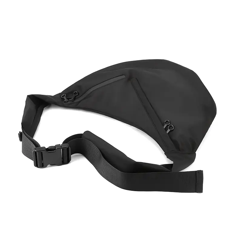 Men's Large Capacity Crossbody Bag Black Green — feature 16