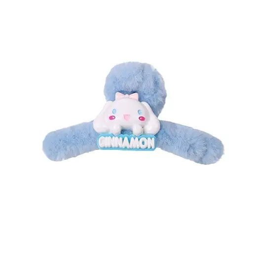 Hello Kitty Plush Hairpin with Back & Front Design - Image 6