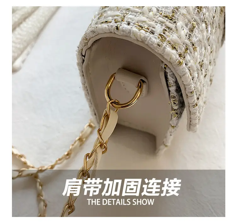 Textured Woolen Shoulder Messenger Bag for Women — feature 6