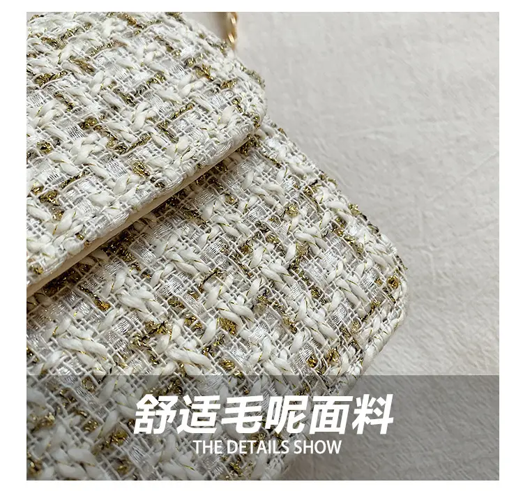 Textured Woolen Shoulder Messenger Bag for Women — feature 8