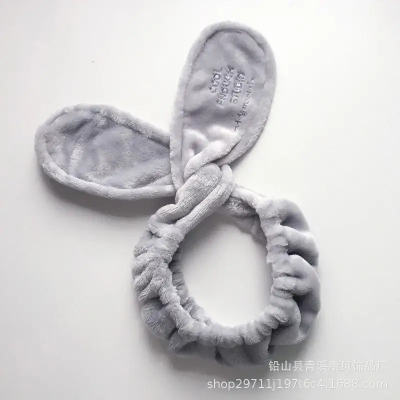Pink Embroidered Rabbit Ears Headband for Girls — feature 14