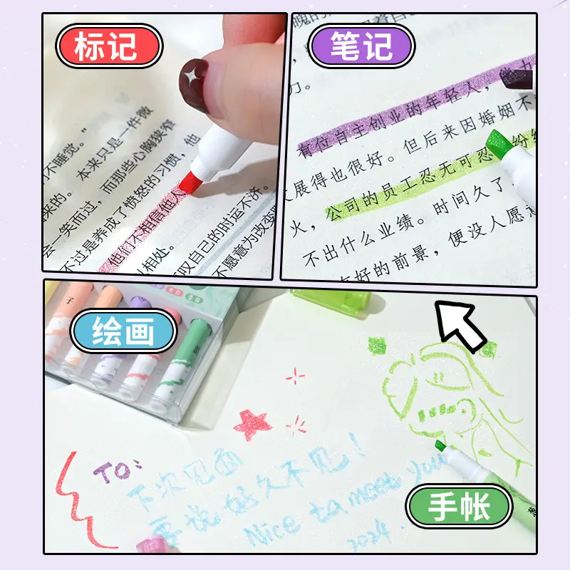 Dopamine Highlighter Pen for Students & Art Projects - Image 6