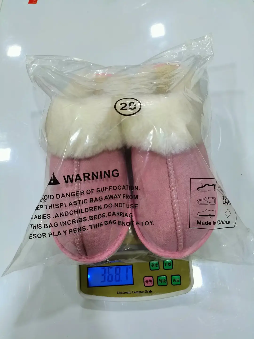 Cross-Border Foreign Trade Wholesale Furry Slippers Warm Thick-Soled Non-Slip Plush Slippers Home Memory Foam Indoor Cotton Slippers — feature 9