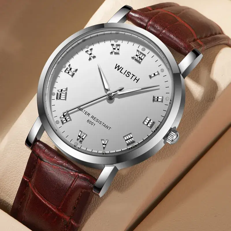 Luminous Waterproof Quartz Watch for Men Black Steel Band - Image 5