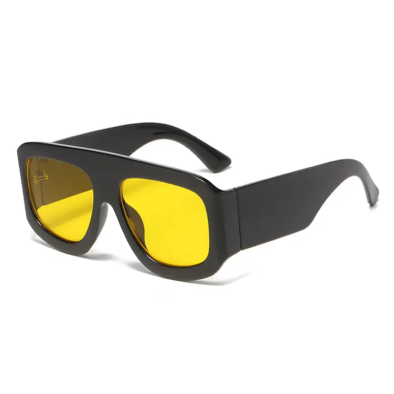 Wide Leg Catwalk Sunglasses for Men Women European Fashion - Image 2