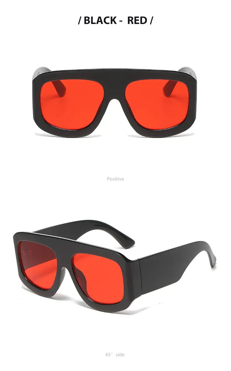 Wide Leg Catwalk Sunglasses for Men Women European Fashion — feature 13