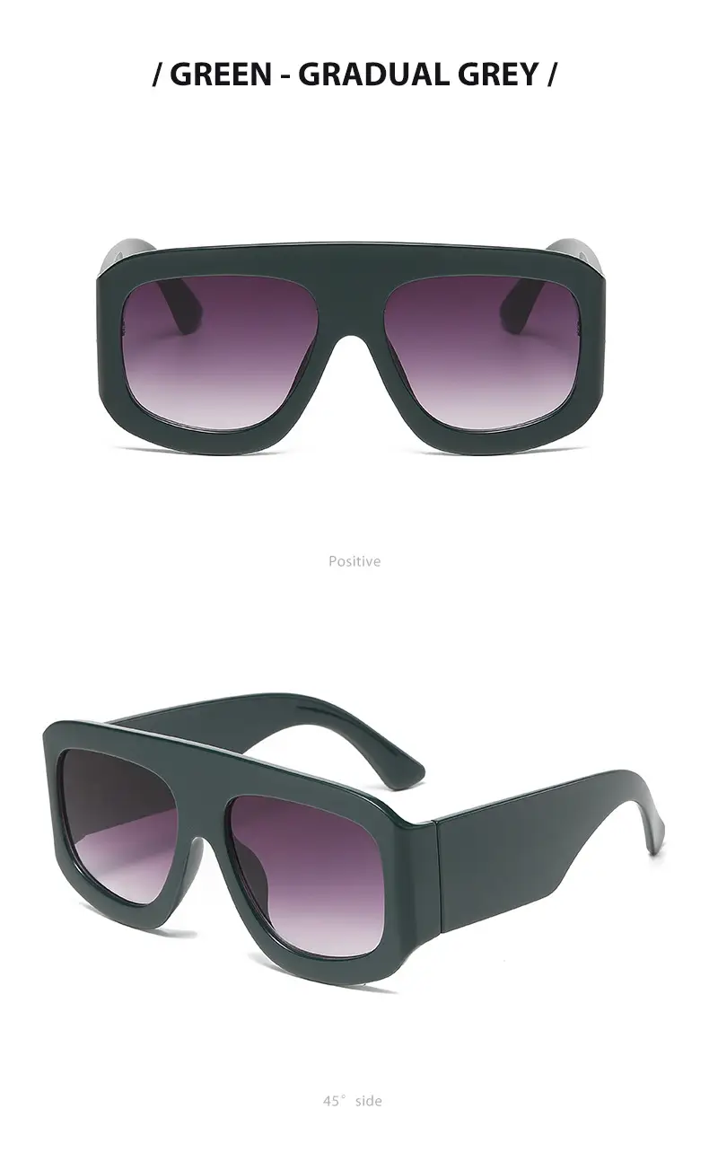 Wide Leg Catwalk Sunglasses for Men Women European Fashion — feature 15