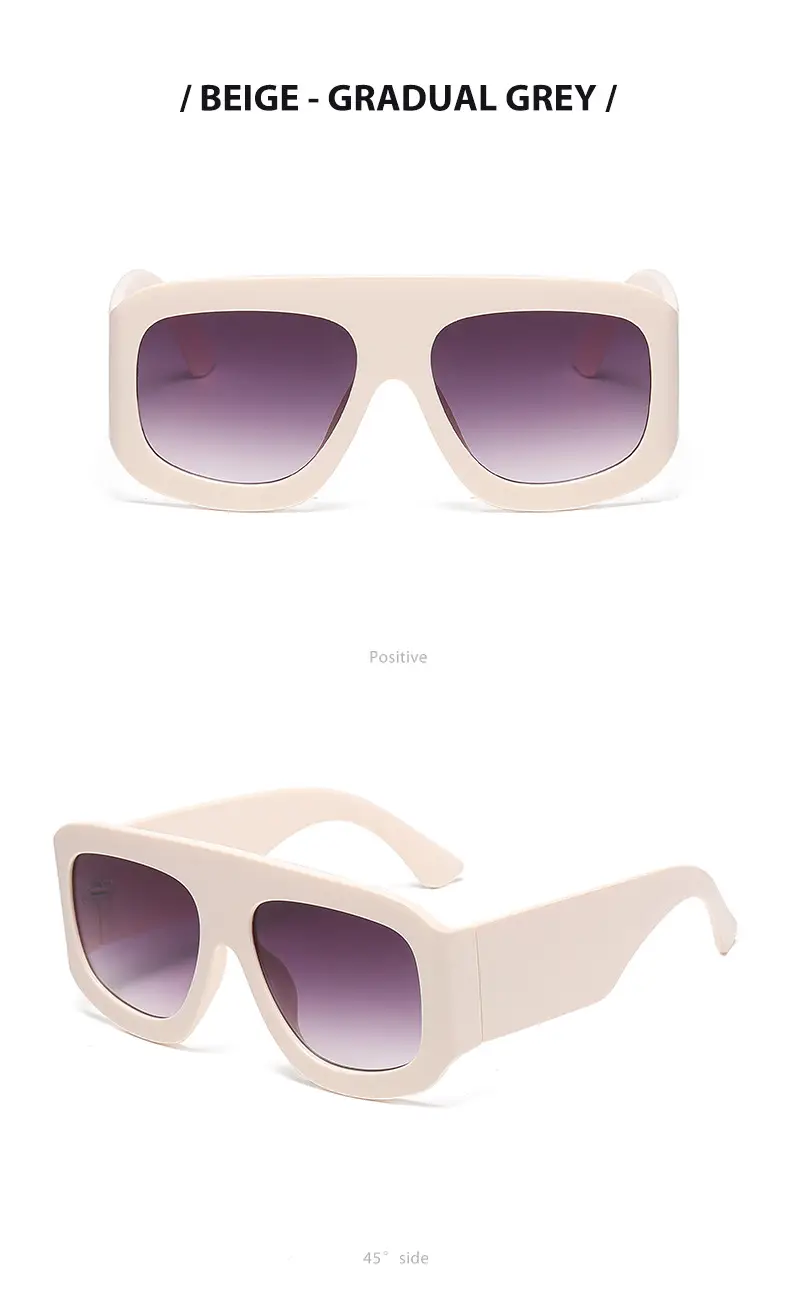 Wide Leg Catwalk Sunglasses for Men Women European Fashion — feature 18