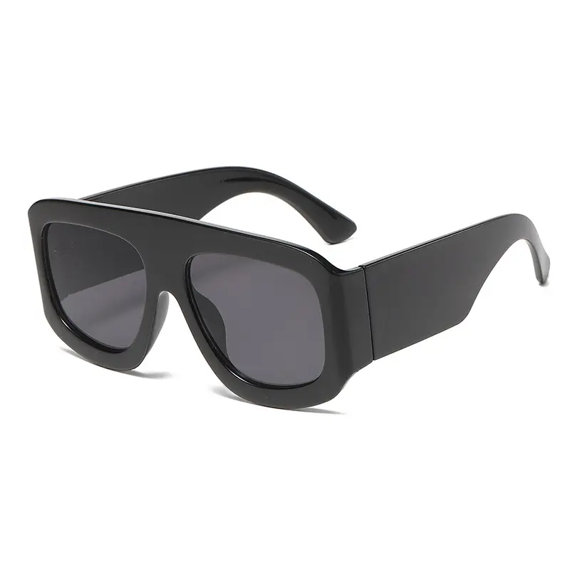 Wide Leg Catwalk Sunglasses for Men Women European Fashion