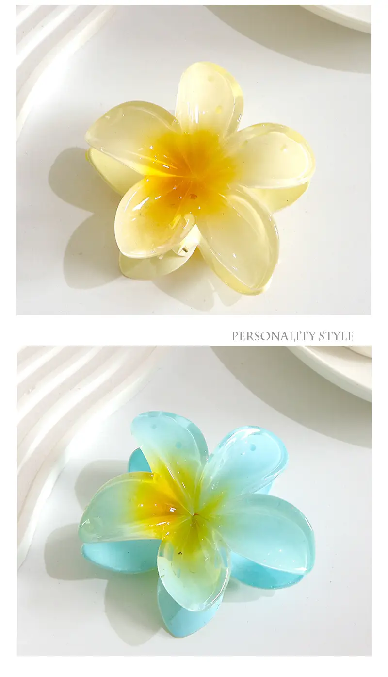 Transparent Flower Candy Color Clips for Hair — feature 8